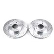 Load image into Gallery viewer, Power Stop Front Evolution Drilled &amp; Slotted Rotors - Main Product View