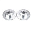 Load image into Gallery viewer, Power Stop Front Evolution Drilled &amp; Slotted Rotors - Main Product View