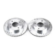 Load image into Gallery viewer, Power Stop Front Evolution Drilled &amp; Slotted Rotors - Pair fits 1989-1996 Nissan 240SX - Main Product View