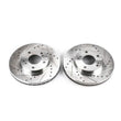 Load image into Gallery viewer, Power Stop Front Evolution Drilled &amp; Slotted Rotors - Main Product View