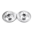 Load image into Gallery viewer, Power Stop Front Evolution Drilled &amp; Slotted Rotors - Main Product View