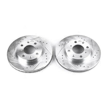 Load image into Gallery viewer, Power Stop Front Evolution Drilled &amp; Slotted Rotors - Main Product View