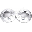 Load image into Gallery viewer, Power Stop Front Evolution Drilled &amp; Slotted Rotors - Main Product View
