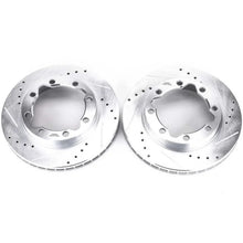 Load image into Gallery viewer, Power Stop Front Evolution Drilled &amp; Slotted Rotors - Main Product View