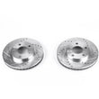 Load image into Gallery viewer, Power Stop Front Evolution Drilled &amp; Slotted Rotors - Pair fits 1990-2005 Buick / Cadillac / Chevrolet - Main Product View