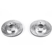 Load image into Gallery viewer, Power Stop Front Evolution Drilled &amp; Slotted Rotors - Pair fits 1990-2005 Buick / Cadillac / Chevrolet - Main Product View