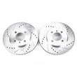 Load image into Gallery viewer, Power Stop Front Evolution Drilled &amp; Slotted Rotors - Main Product View