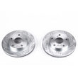 Load image into Gallery viewer, Power Stop Front Evolution Drilled &amp; Slotted Rotors - Pair fits 1992-2001 Toyota Camry - Main Product View