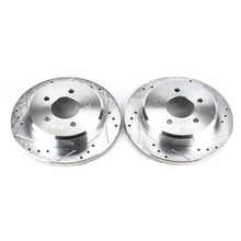 Load image into Gallery viewer, Power Stop Front Evolution Drilled &amp; Slotted Rotors - Pair fits 1993 Ford Mustang SVT Cobra - Main Product View