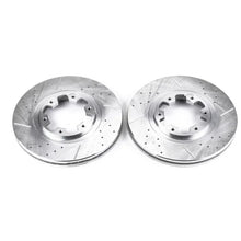 Load image into Gallery viewer, Power Stop Front Evolution Drilled &amp; Slotted Rotors - Main Product View