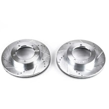 Load image into Gallery viewer, Power Stop Front Evolution Drilled &amp; Slotted Rotors - Main Product View