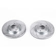 Load image into Gallery viewer, Power Stop Front Evolution Drilled &amp; Slotted Rotors - Main Product View