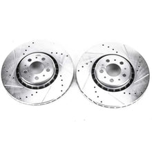 Load image into Gallery viewer, Power Stop Front Evolution Drilled &amp; Slotted Rotors - Pair fits 2003-2014 Volvo XC90 - Main Product View