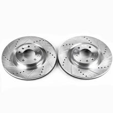 Load image into Gallery viewer, Power Stop Front Evolution Drilled &amp; Slotted Rotors - Pair fits 2004-2011 Mazda Rx-8 - Main Product View