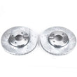 Load image into Gallery viewer, Power Stop Front Evolution Drilled &amp; Slotted Rotors - Main Product View