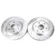 Load image into Gallery viewer, Power Stop Front Evolution Drilled &amp; Slotted Rotors - Main Product View