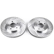 Load image into Gallery viewer, Power Stop Front Evolution Drilled &amp; Slotted Rotors - Pair fits 2005-2010 Ford Mustang - Main Product View