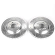 Load image into Gallery viewer, Power Stop Front Evolution Drilled &amp; Slotted Rotors - Main Product View