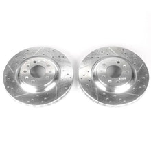 Load image into Gallery viewer, Power Stop Front Evolution Drilled &amp; Slotted Rotors - Main Product View