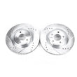 Load image into Gallery viewer, Power Stop Front Evolution Drilled &amp; Slotted Rotors - Pair fits 2007-2010 Chevrolet Cobalt / HHR - Main Product View