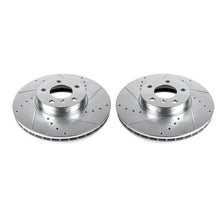 Load image into Gallery viewer, Power Stop Front Evolution Drilled &amp; Slotted Rotors - Pair fits 2007-2019 BMW X5 / X6 - Main Product View