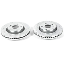 Load image into Gallery viewer, Power Stop Front Evolution Drilled &amp; Slotted Rotors - Pair fits 2008-2009 Pontiac G8 - Main Product View