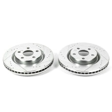 Load image into Gallery viewer, Power Stop Front Evolution Drilled &amp; Slotted Rotors - Pair fits 2008-2009 Pontiac G8 GT - Main Product View