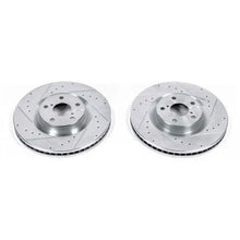 Load image into Gallery viewer, Power Stop Front Evolution Drilled &amp; Slotted Rotors - Main Product View
