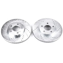 Load image into Gallery viewer, Power Stop Front Evolution Drilled &amp; Slotted Rotors - Main Product View