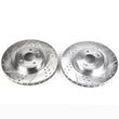 Load image into Gallery viewer, Power Stop Front Evolution Drilled &amp; Slotted Rotors - Pair fits 2010-2016 Hyundai Genesis / Genesis COUPE - Main Product View