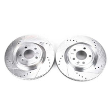 Load image into Gallery viewer, Power Stop Front Evolution Drilled &amp; Slotted Rotors - Pair fits 2011-2014 Ford Mustang GT - Main Product View