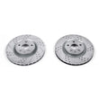 Load image into Gallery viewer, Power Stop Front Evolution Drilled &amp; Slotted Rotors - Main Product View