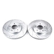 Load image into Gallery viewer, Power Stop Front Evolution Drilled &amp; Slotted Rotors - Main Product View