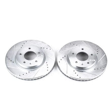 Load image into Gallery viewer, Power Stop Front Evolution Drilled &amp; Slotted Rotors - Main Product View