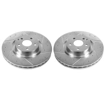 Load image into Gallery viewer, Power Stop Front Evolution Drilled &amp; Slotted Rotors - Main Product View