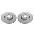 Load image into Gallery viewer, Power Stop Front Evolution Drilled &amp; Slotted Rotors - Main Product View