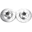 Load image into Gallery viewer, Power Stop Front Evolution Drilled &amp; Slotted Rotors - Main Product View