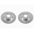 Load image into Gallery viewer, Power Stop Front Evolution Drilled &amp; Slotted Rotors - Pair fits 2014-2021 Mazda 3 / Cx-3 - Main Product View