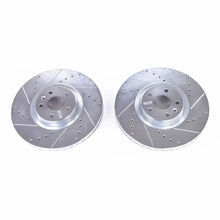 Load image into Gallery viewer, Power Stop Front Evolution Drilled &amp; Slotted Rotors - Main Product View