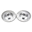 Load image into Gallery viewer, Power Stop Front Evolution Drilled &amp; Slotted Rotors - Main Product View