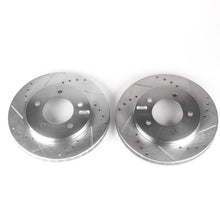 Load image into Gallery viewer, Power Stop Front Evolution Drilled &amp; Slotted Rotors - Main Product View