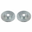 Load image into Gallery viewer, Power Stop Front Evolution Drilled &amp; Slotted Rotors - Main Product View