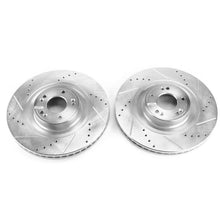 Load image into Gallery viewer, Power Stop Front Evolution Drilled &amp; Slotted Rotors - Main Product View