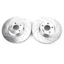 Load image into Gallery viewer, Power Stop Front Evolution Drilled &amp; Slotted Rotors - Main Product View
