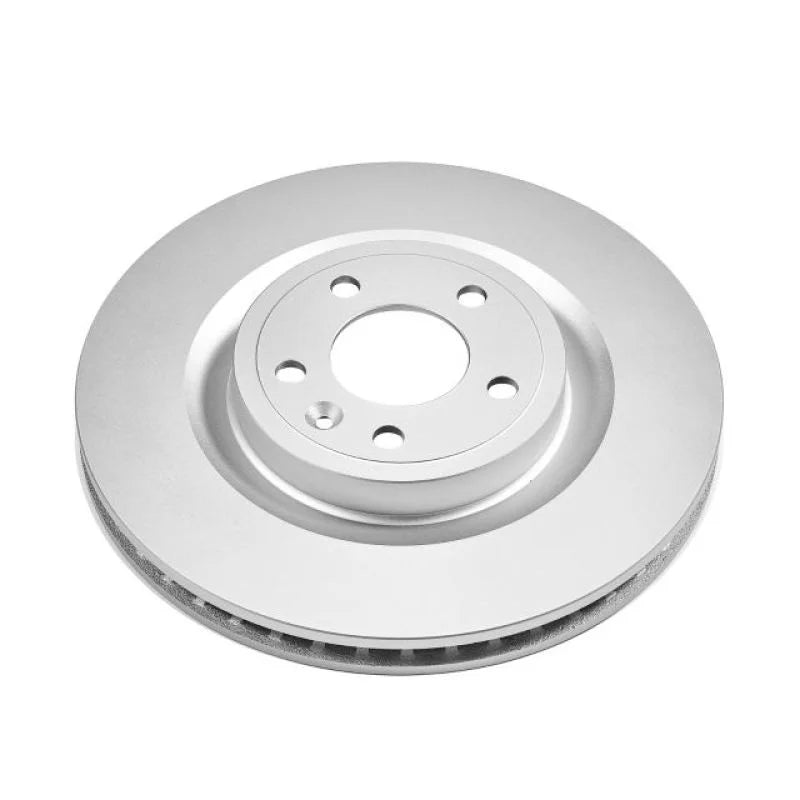 Power Stop Front Evolution Geomet Coated Rotor fits 2011-2014 Ford Mustang GT - Side View