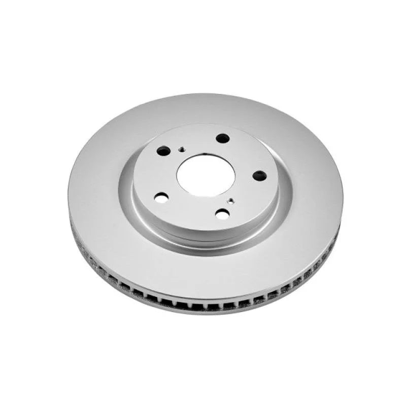 Power Stop Front Geomet Coated Rotor fits 2013-2018 Lexus ES300H / 2007-2018 Lexus ES350 / 2009 2010 Pontiac Vibe AWD / 20...