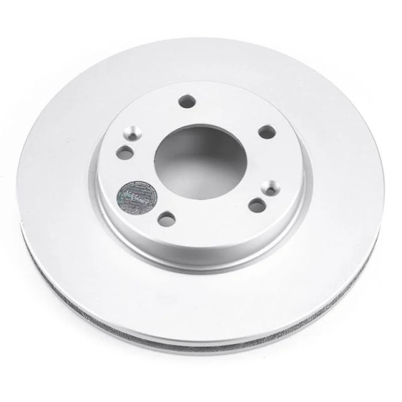 Power Stop Front Geomet Coated Rotor fits 2017-2022 Hyundai Ioniq / 2017-2022 Hyundai Ioniq Hybrid / 2017-2022 Kia Niro - ...