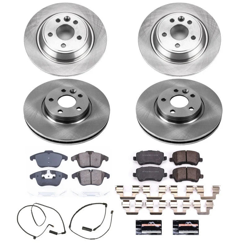 Power Stop Front & Rear Autospecialty Brake Kit fits Land Rover Range Rover / 2015 Land Rover Range Rover Evoque Autobiogr...