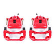 Load image into Gallery viewer, Power Stop Front Red Calipers w/Brackets - Main Product View