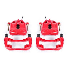 Load image into Gallery viewer, Power Stop Front Red Calipers w/Brackets - Main Product View